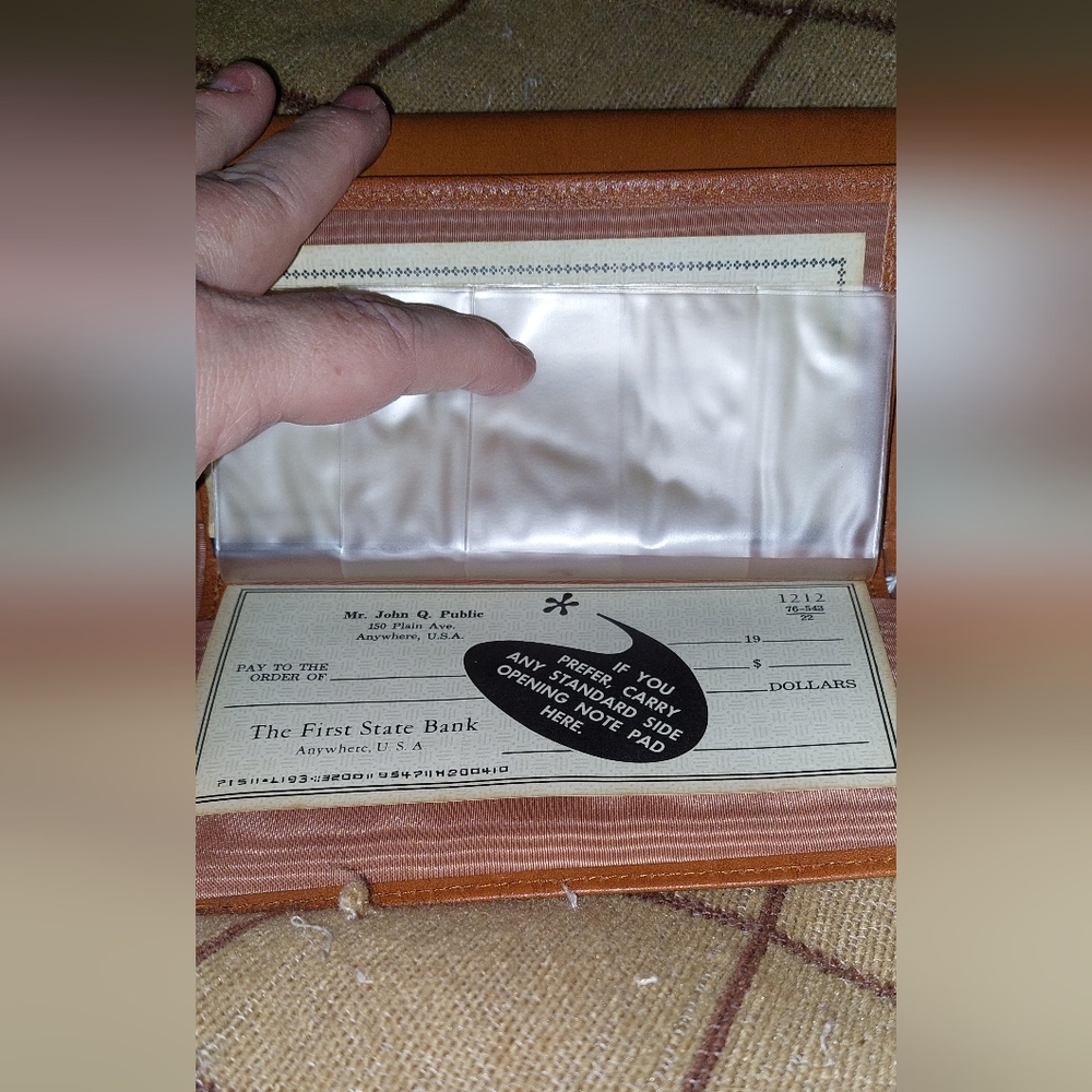 Amity White and Brown Checkbook Clutch Wallet Nwot Price Is For BOTH - Picture 5 of 9